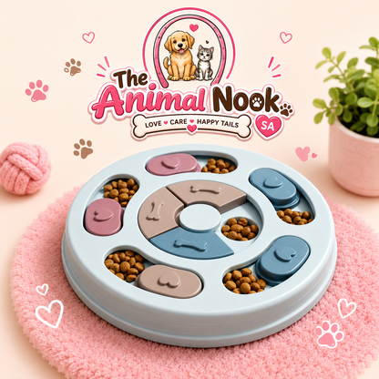 The Animal Nook™ Dog Puzzle Feeder Brain Game Toy