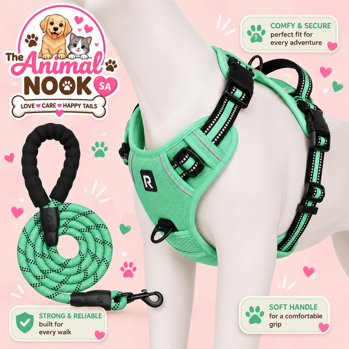 No-Pull Dog Harness & Leash Set™