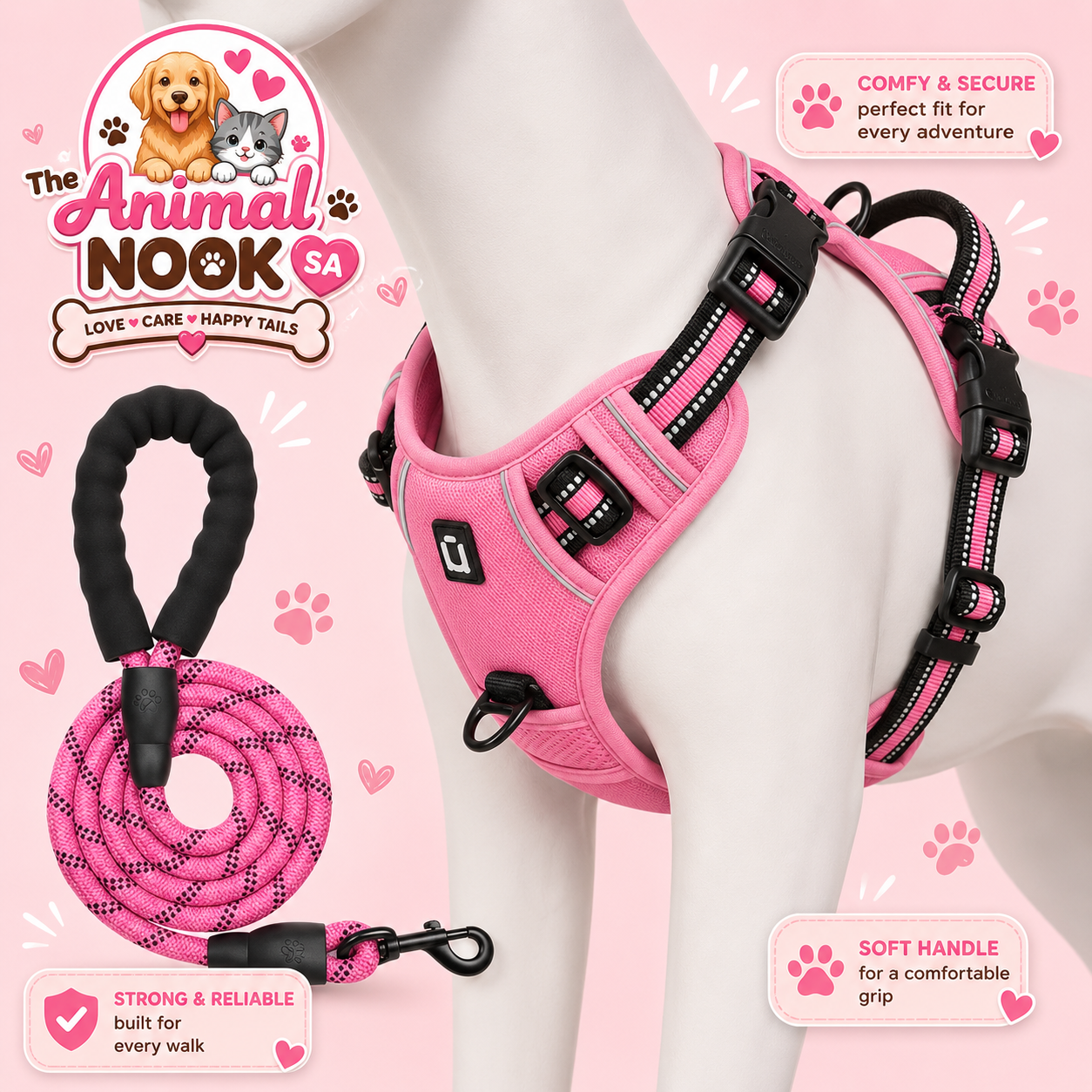 No-Pull Dog Harness & Leash Set™