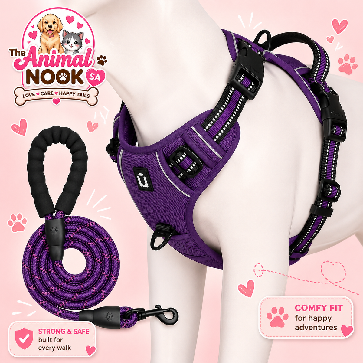 No-Pull Dog Harness & Leash Set™